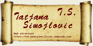 Tatjana Simojlović vizit kartica